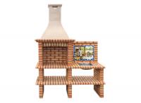 Ref. 214 - 175 cm x 57 cm x 220 cm, CxLxA | Grelhador 60 cm x 40 cm, CxL | 750 kg